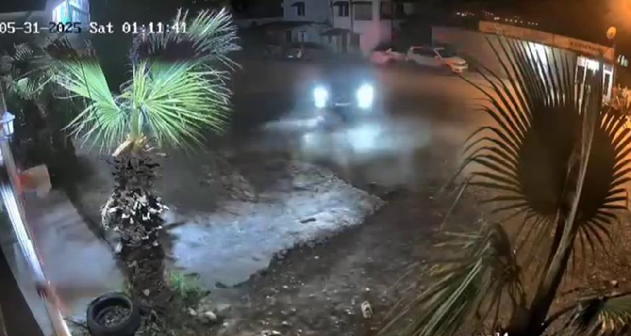 Hatay’da Tehlikeli Drift Şovu Kamerada