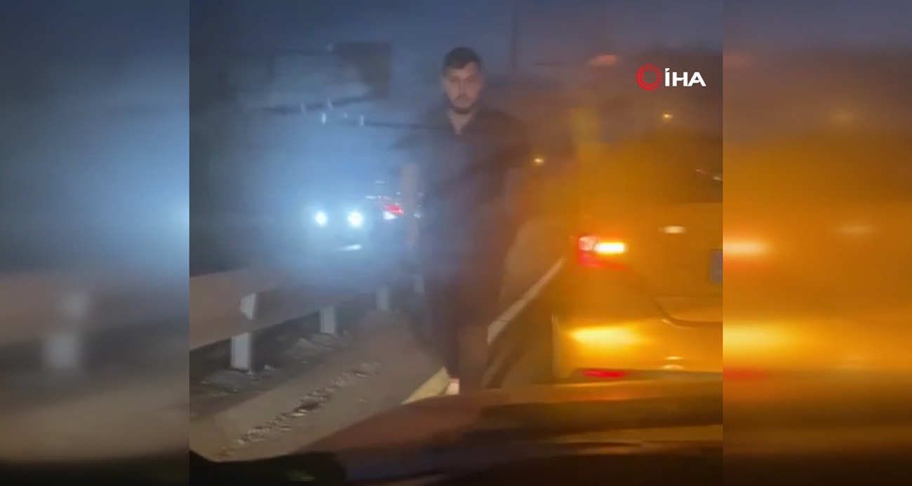 İstanbul’da Şiddete Başvuran Taksi Şoförü Görüntülendi