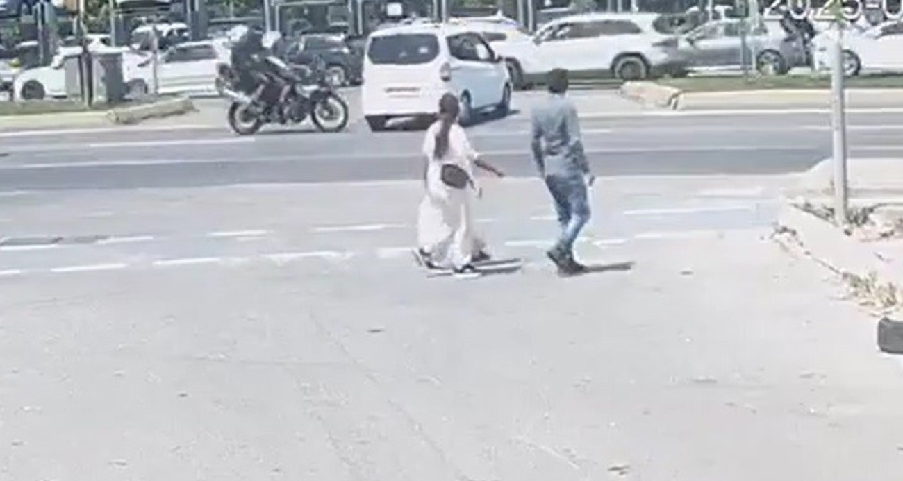 Kartal’da Polis Ekibinin Karıştığı Trafik Kazası Güvenlik Kamerasında