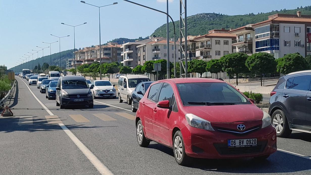 Kurban Bayramı Tatili Nedeniyle Muğla’da Trafik Yoğunluğu Arttı