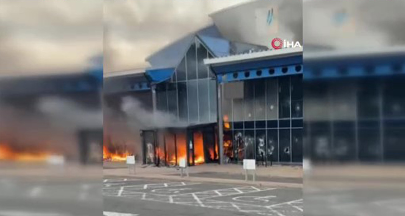 Kuzey İrlanda’da Göçmenlere Ait Eğlence Merkezi Ateşe Verildi