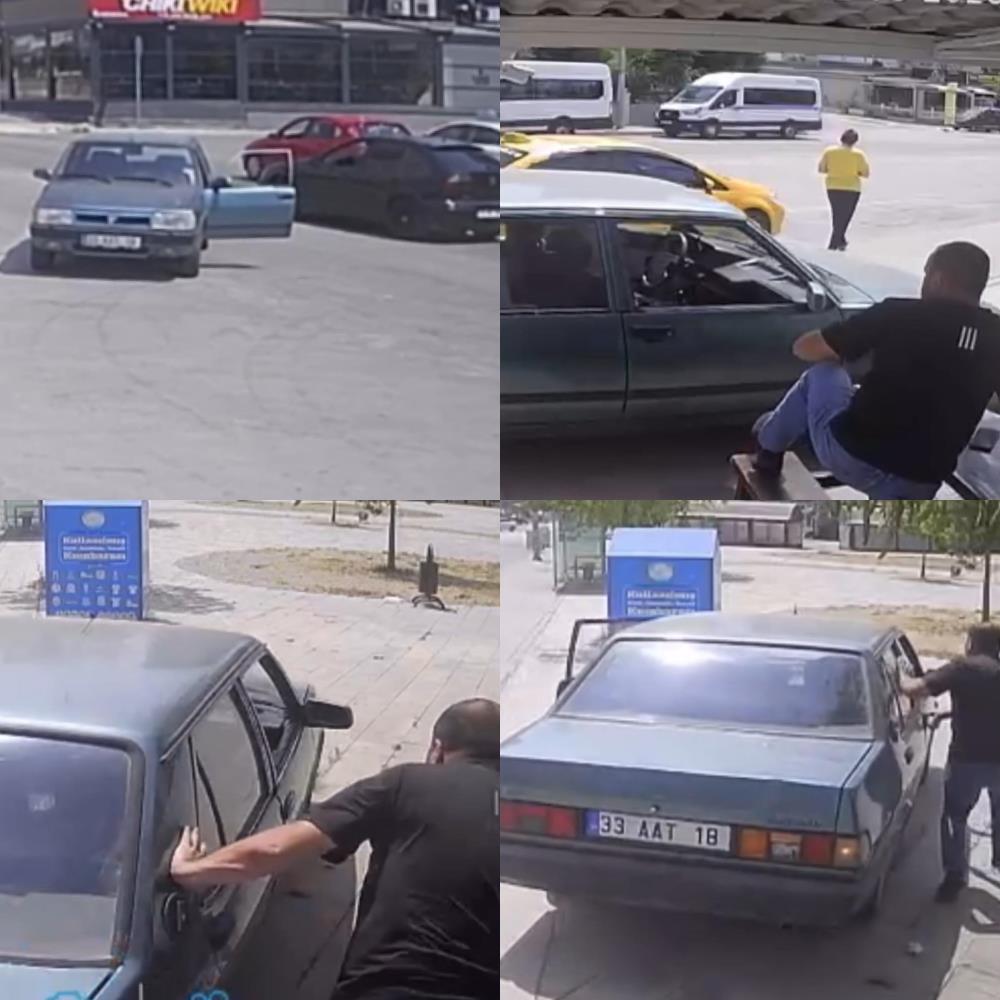 Mersin’de Bir Taksicinin Kahramanca Müdahalesi: Kontrolsüz Araç Durduruldu
