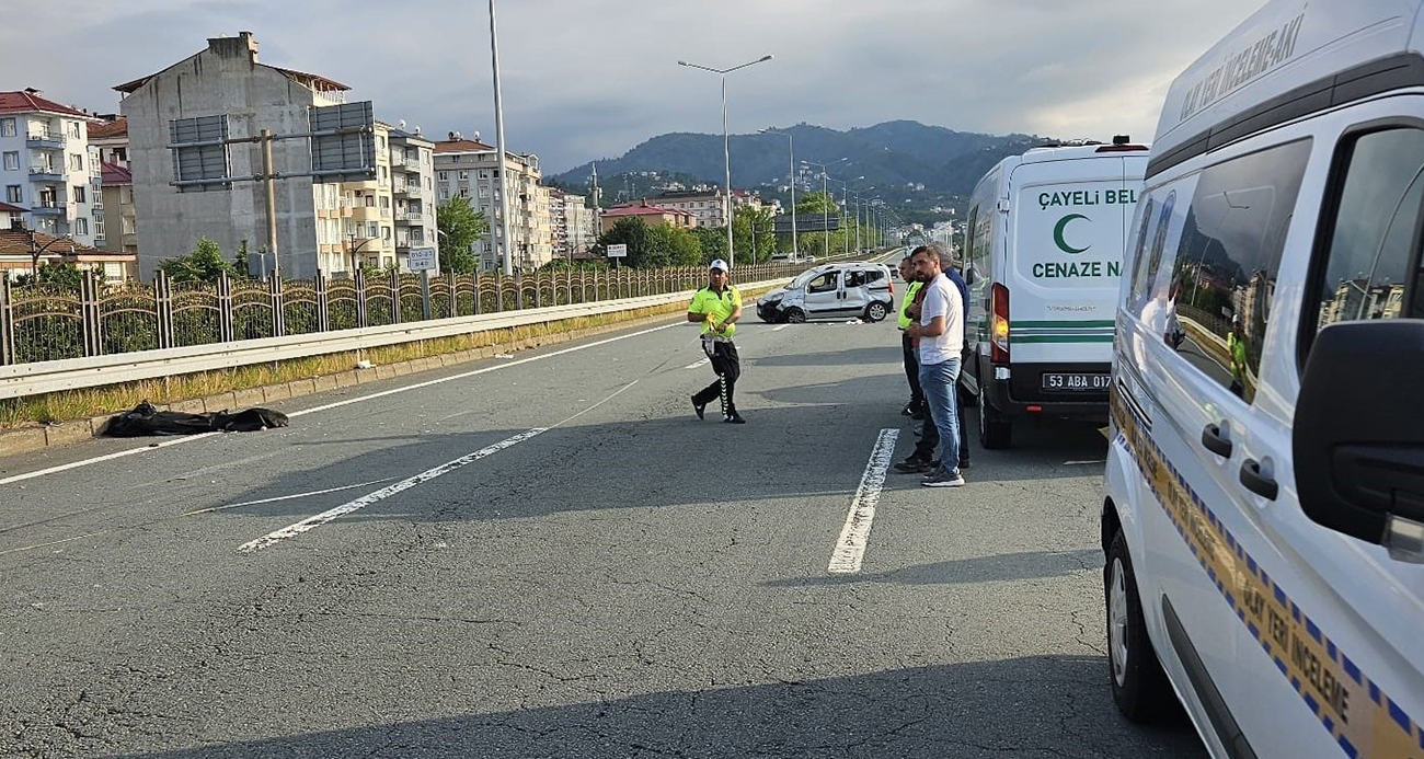 Rize’de Arı Paniğiyle Meydana Gelen Kaza İki Can Aldı
