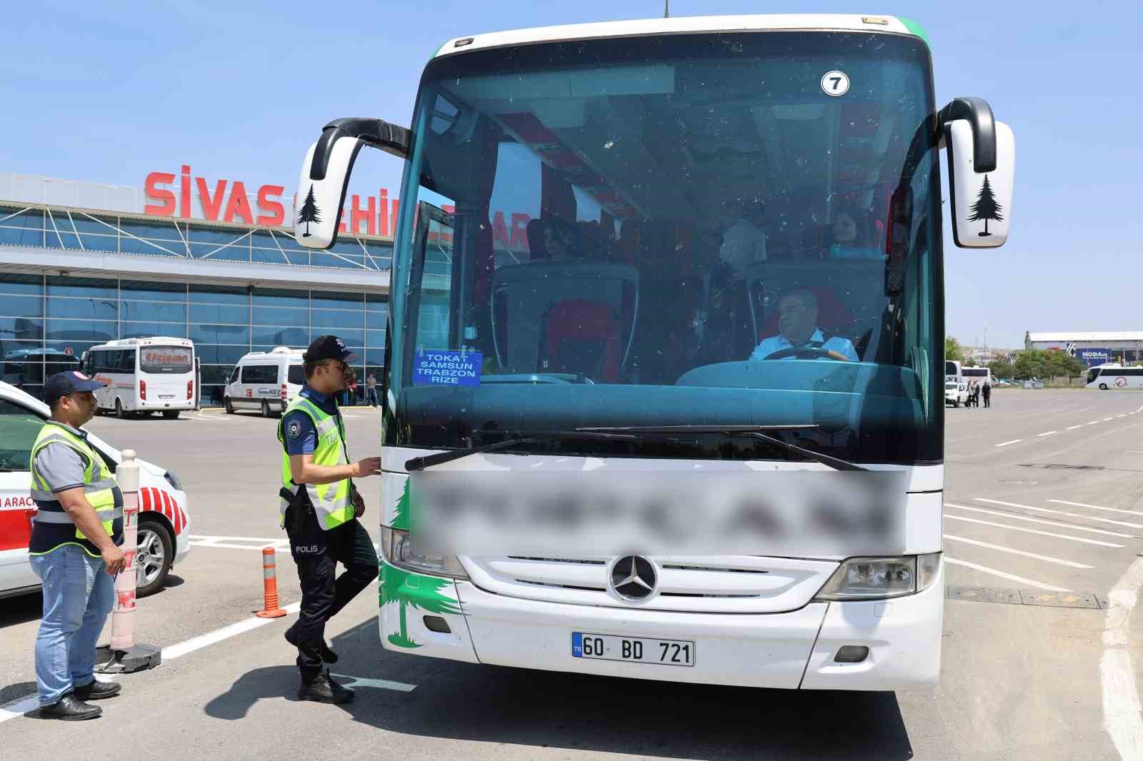 Sivas’ta Bayram Öncesi Trafik Tedbirleri Artırıldı