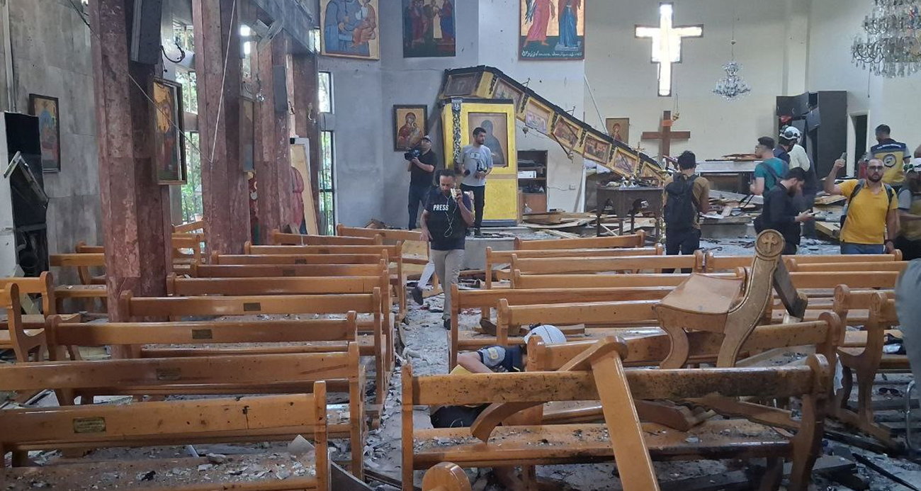 Suriye’de Kiliseye Bombalı Saldırı: 20 Ölü