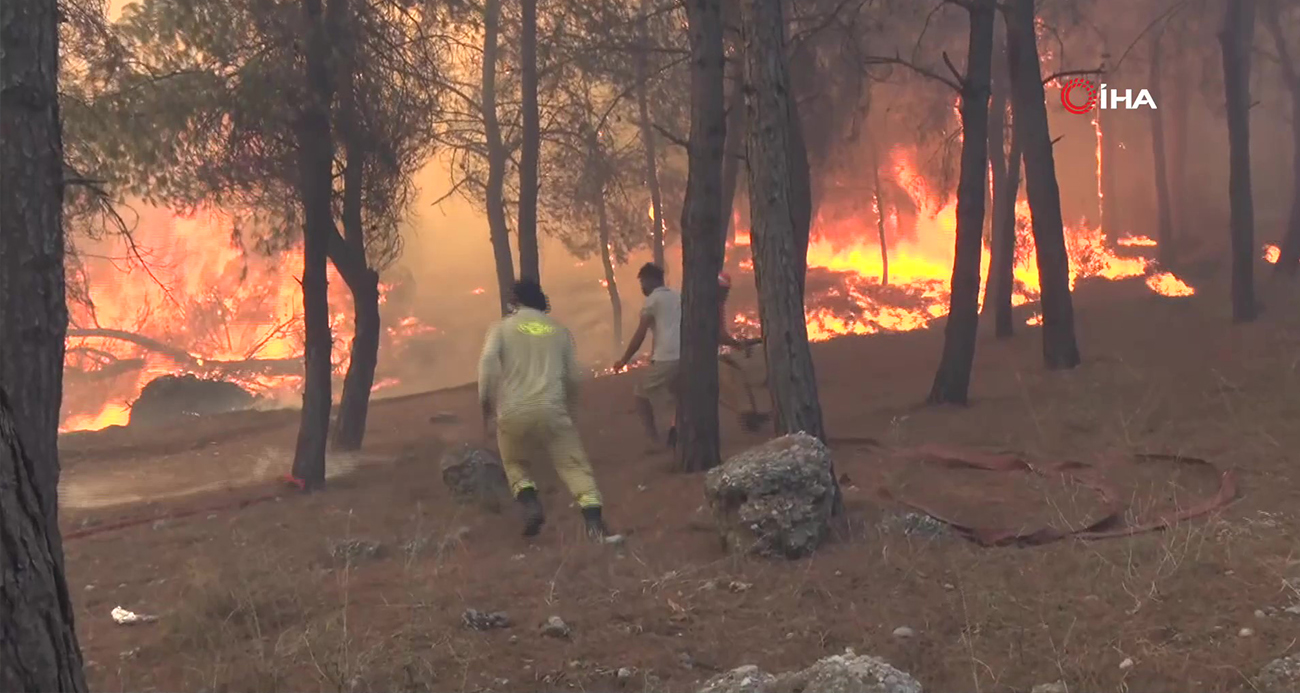Aksu’da Orman Yangınına Hızlı Müdahale