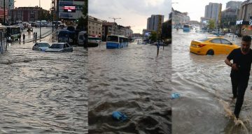 Ankara’da Sağanak Yağış Günlük Hayatı Felç Etti
