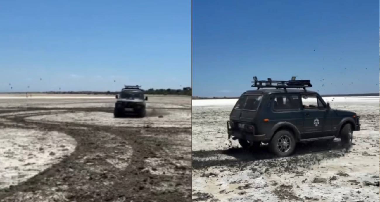 Gökçeada Tuz Gölü’nde Drift Skandalı: Arazi Aracı Trafikten Men Edildi