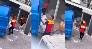 Kargo Çalışanlarının Koli Fırlatma Görüntüleri Şaşkınlık Yarattı