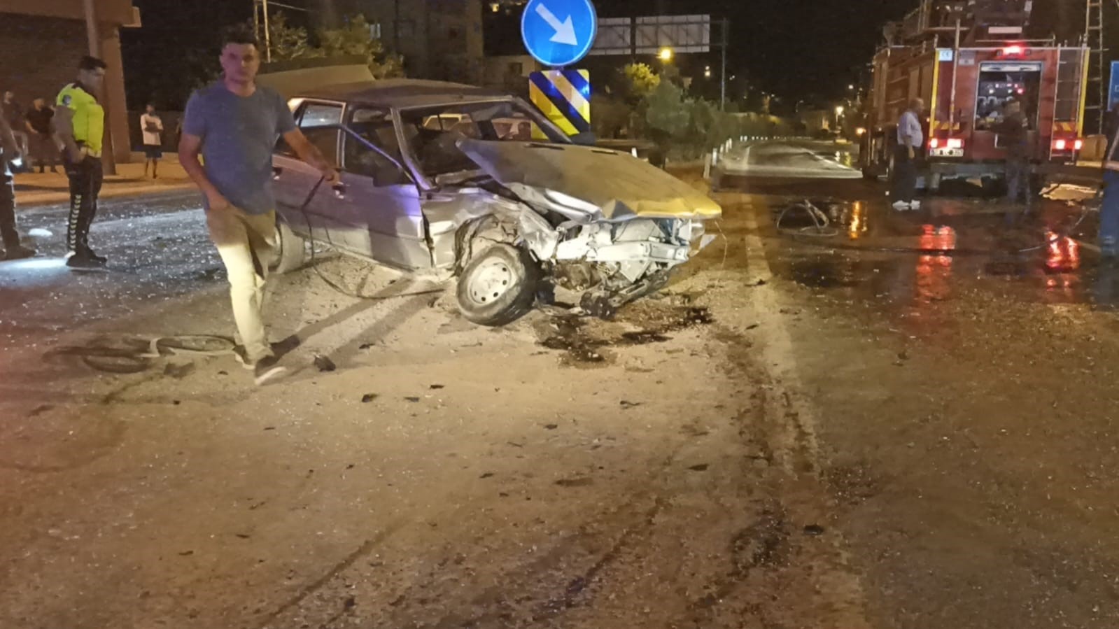 Sivas Gürün’de Trafik Kazası: İki Sürücü Yaralandı