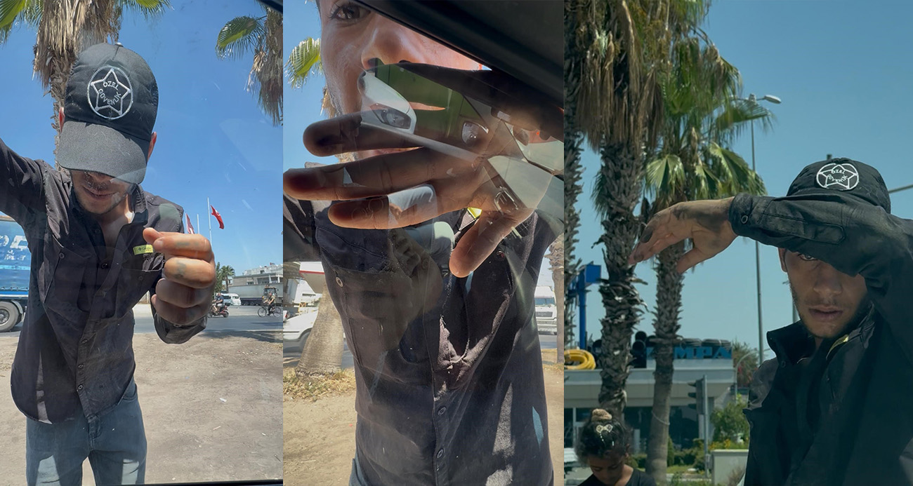 Adana’da Trafikte Rahatsızlık Yaratan Cam Silenler Görüntülendi