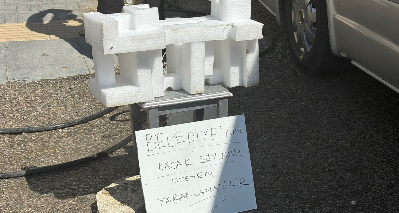 Ankara’da Şebeke Suyu İsrafına Mahalleli Tepkisi