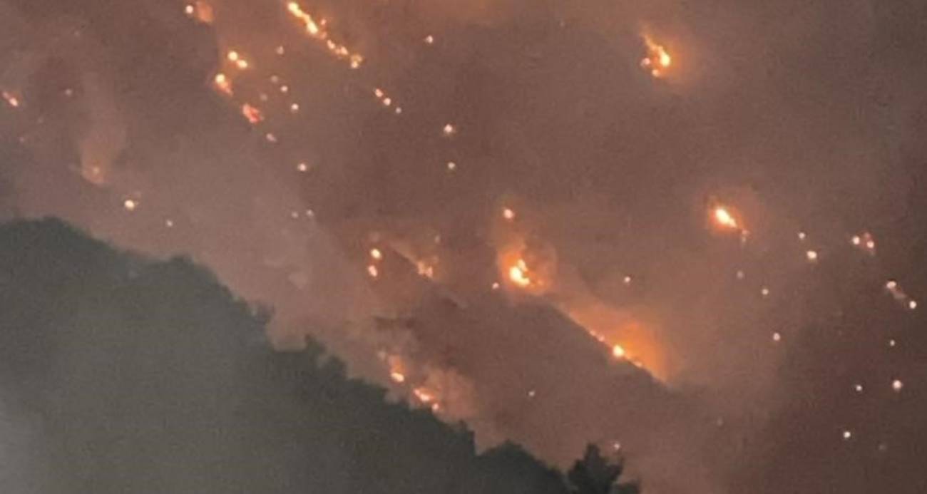 Buldan’da Çıkan Orman Yangını Aydın’ın Mahallelerine Sıçradı