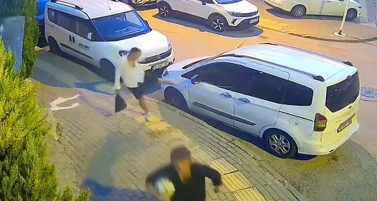Bursa Nilüfer’de Araçlara Zarar Veren Gençler Güvenlik Kameralarına Yakalandı