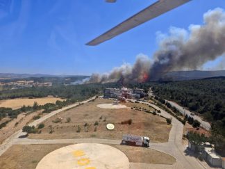 Çanakkale Kepez’de Çıkan Yangın Ormanlık Alana Ulaştı