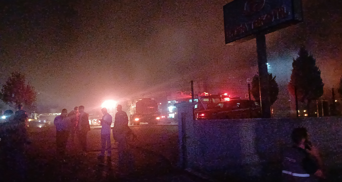 Çorum’da Tekstil Fabrikasında Korkutan Yangın