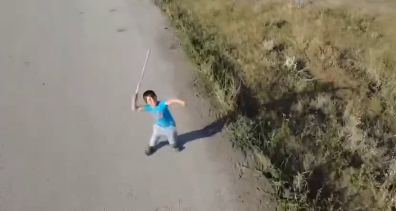Erzurum’da Bir Köy Çocuğunun Drone ile İmtihanı