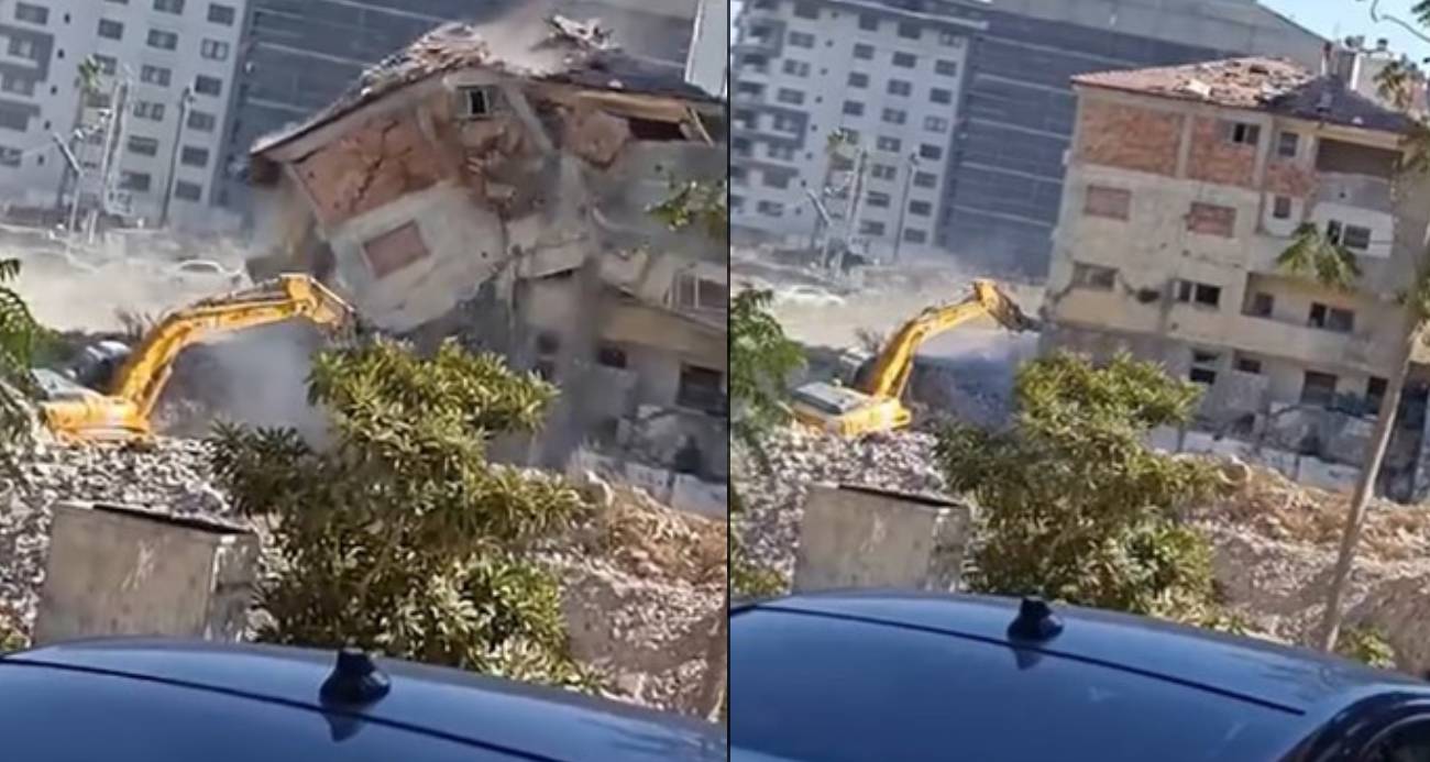 Hatay’da Yıkım Sırasında Kıl Payı Kurtuluş