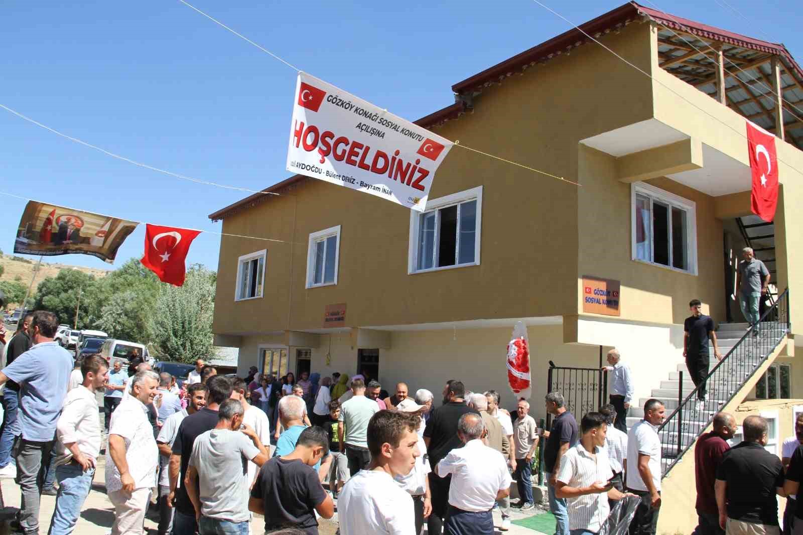 HSK Başkanvekili Fuzuli Aydoğdu, Memleketi Gözköy’de Yeni Köy Konağının Açılışını Gerçekleştirdi