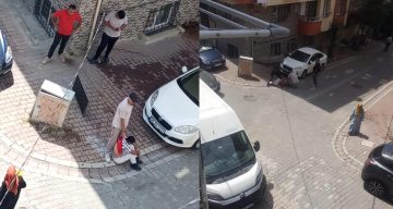İstanbul Esenyurt’ta Mahalle Sakini, Televizyon Çalan Hırsızı Yakalayarak Polise Teslim Etti
