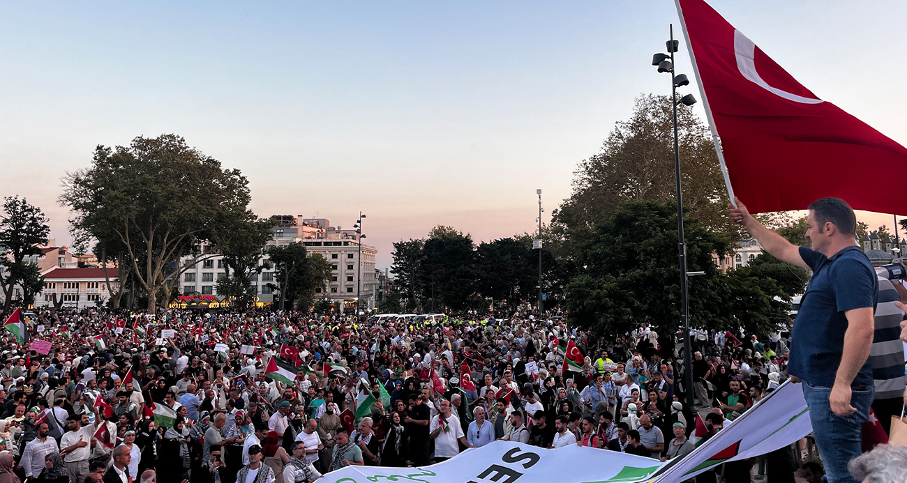 İstanbul Gazze’ye Umut Olarak Yürüdü