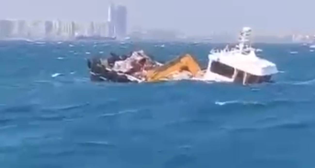 İstanbul’da Fırtına Nedeniyle Gemi Batışı: Dört Kişi Kurtarıldı