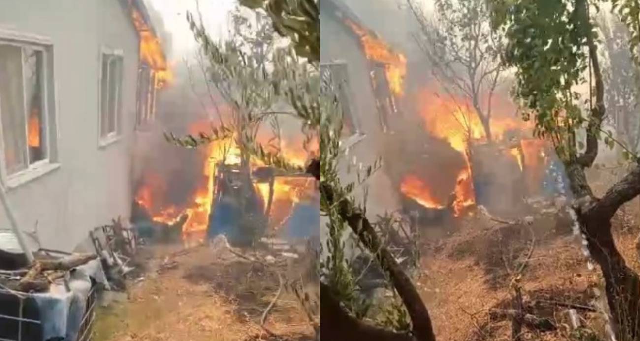 Karamürsel’de Orman Yangını Köy Sınırlarına Ulaştı