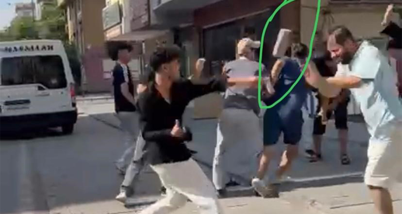 Kayseri’de Sokak Ortasında Çıkan Kavgada Bir Kişi Taşla Yaralandı