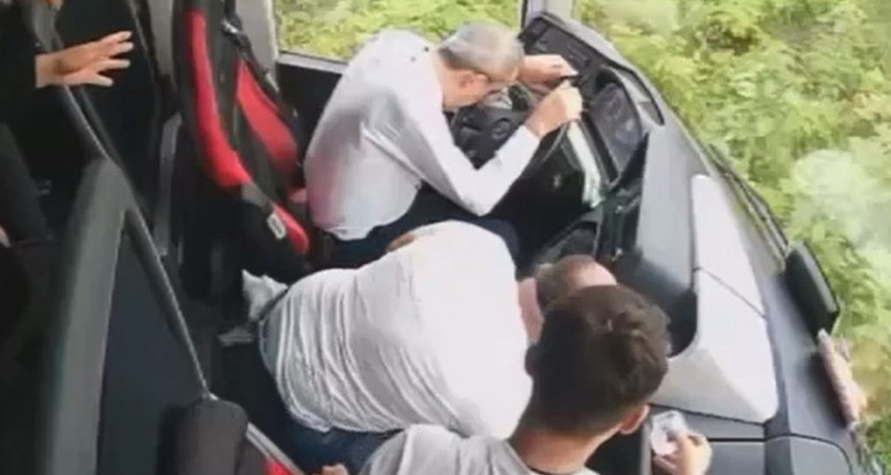 Samsun’da Meydana Gelen Otobüs Kazasına Dair Yeni Görüntüler Yayınlandı