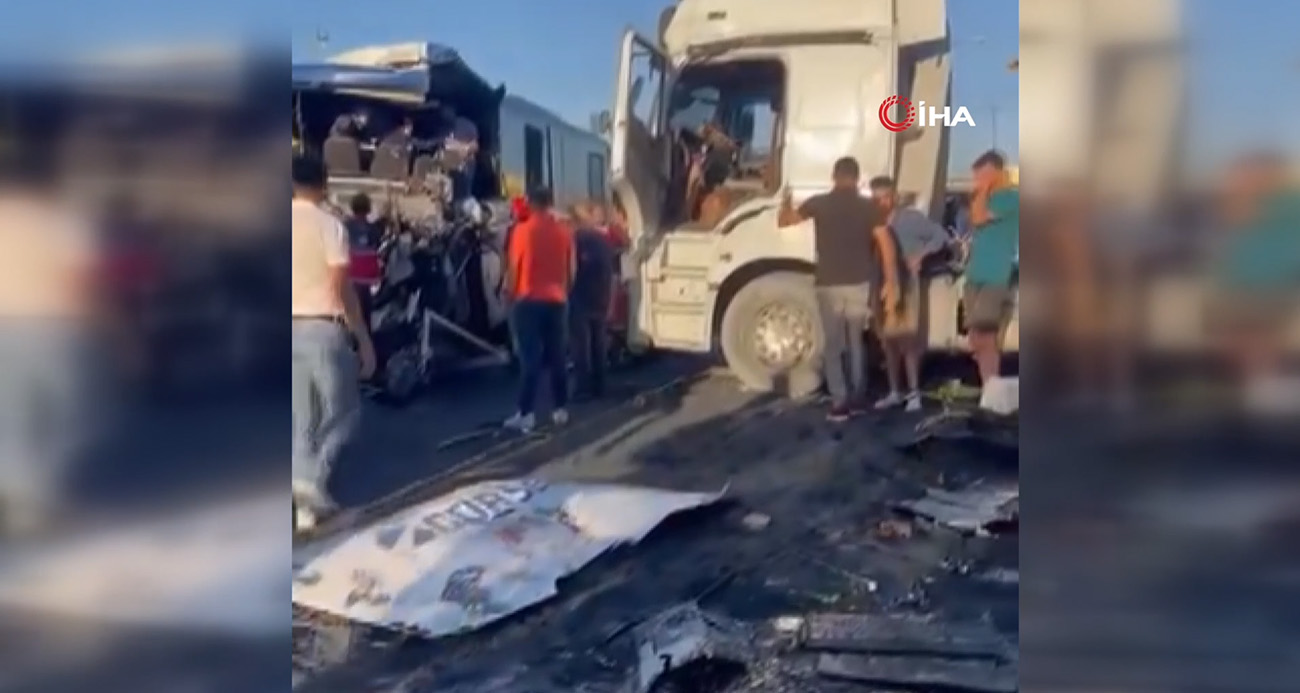 TEM Otoyolu Halkalı Mevkiinde Büyük Zincirleme Kaza: Çok Sayıda Yaralı Var