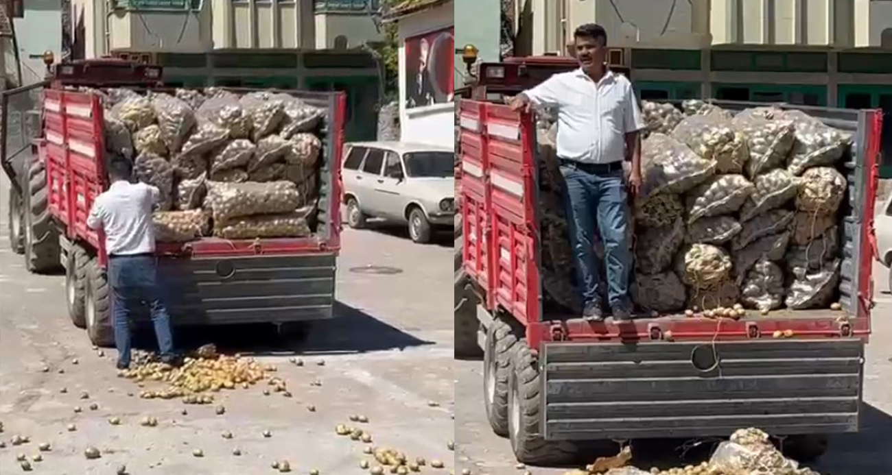 Yozgat’ta Patates Protestosuna Ağır Ceza Yolda