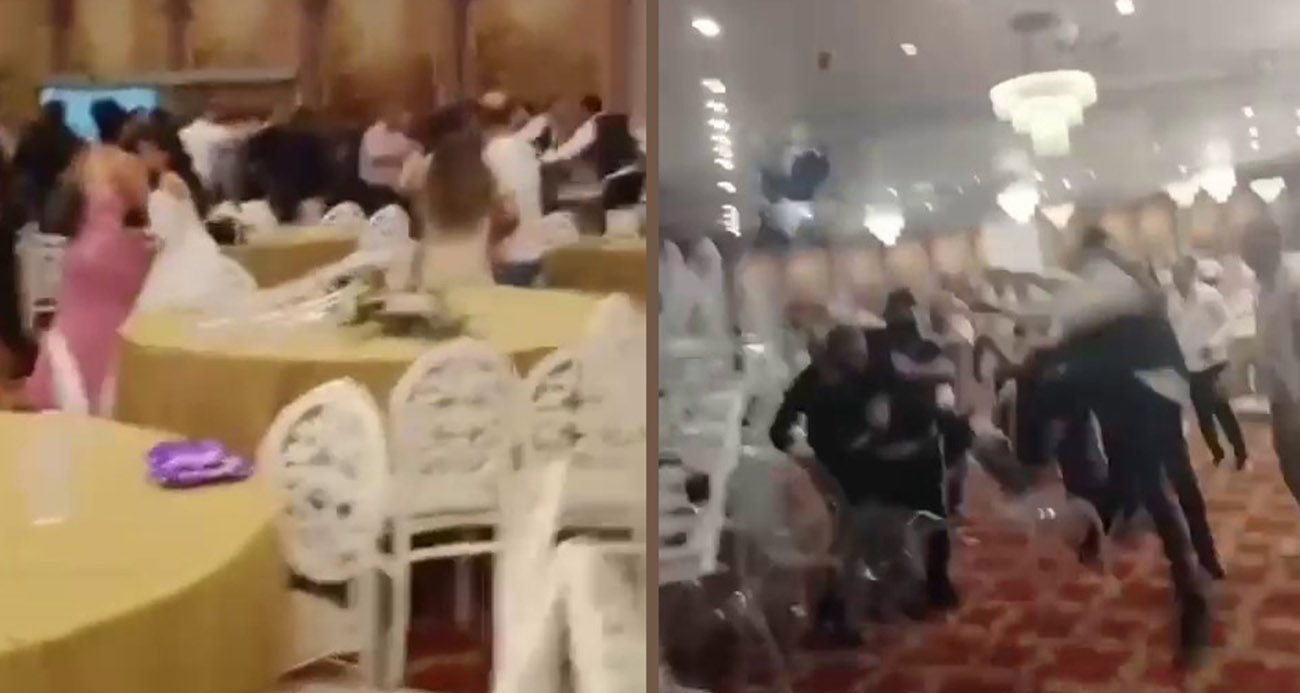 Adana’da Düğün Töreninde Çıkan Kavga Görüntülendi