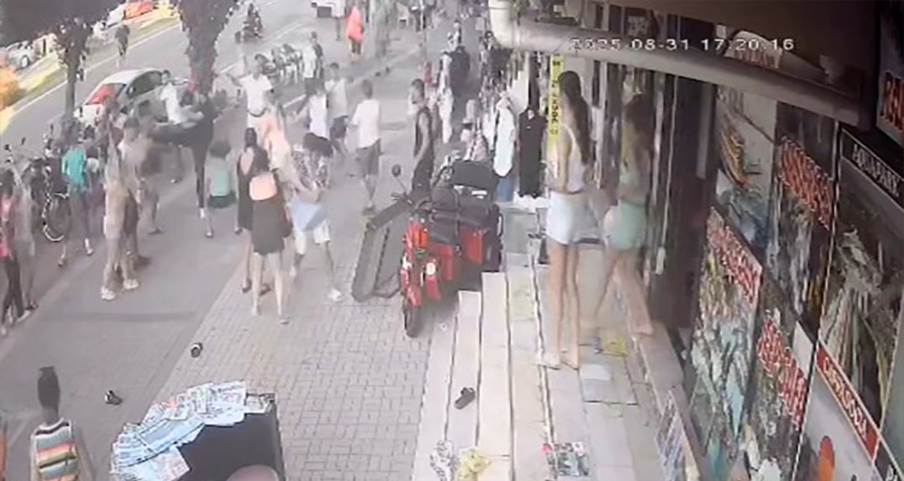 Alanya’da İngiliz Turistler ve Esnaf Arasında Çıkan Kavga Çevreyi Ayağa Kaldırdı