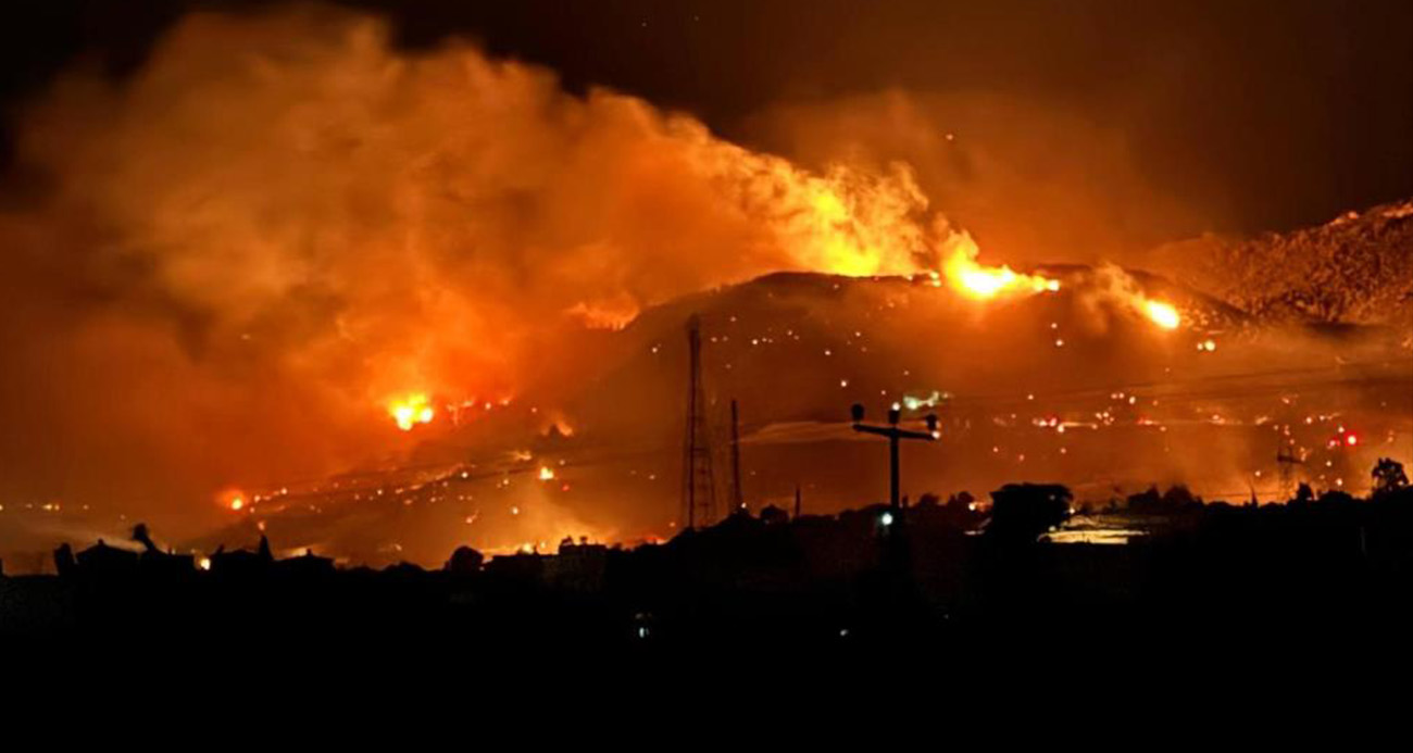 Alanya’da Orman Yangınına Gece Başlayıp Sabaha Kadar Süren Mücadele