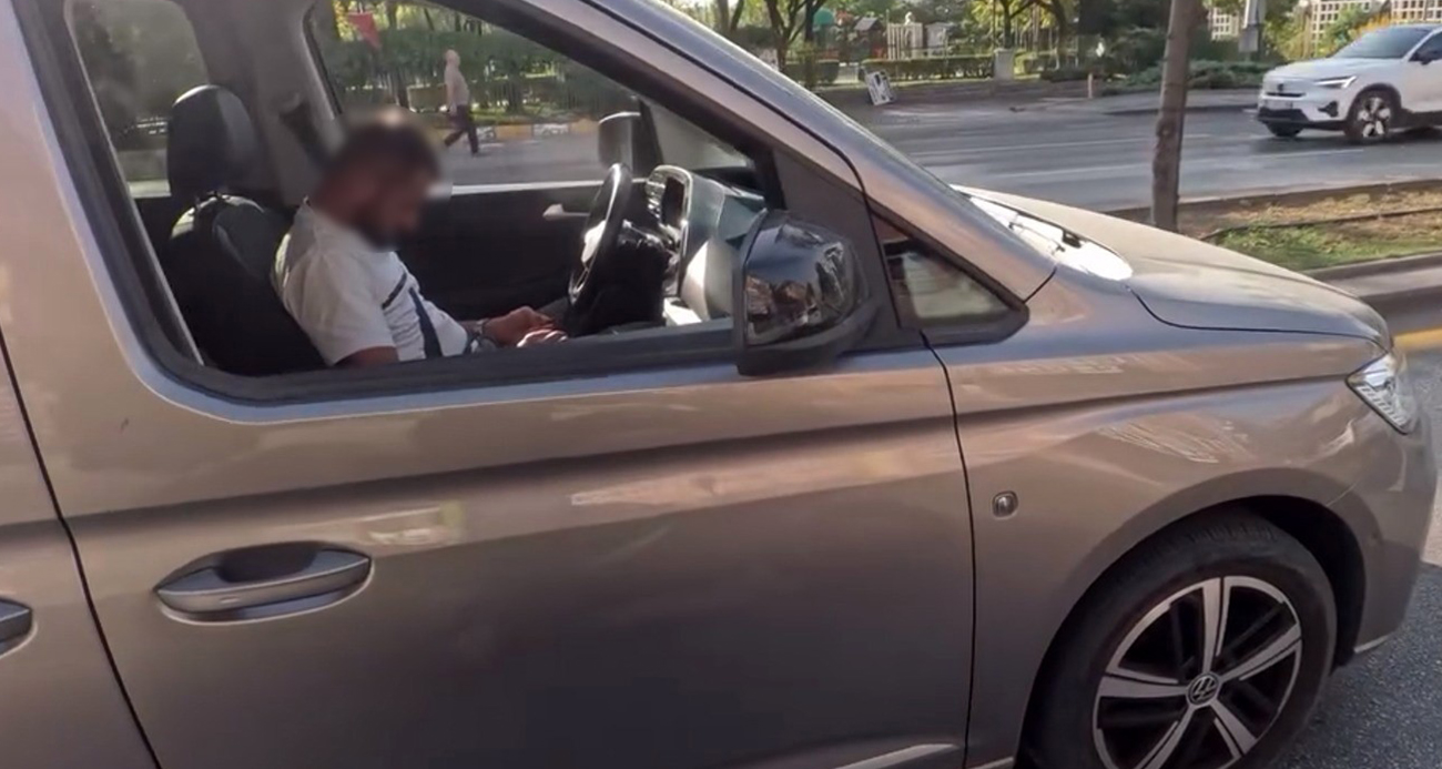 Ankara’da Uykuya Dalan Sürücü Son Anda Uyandırıldı