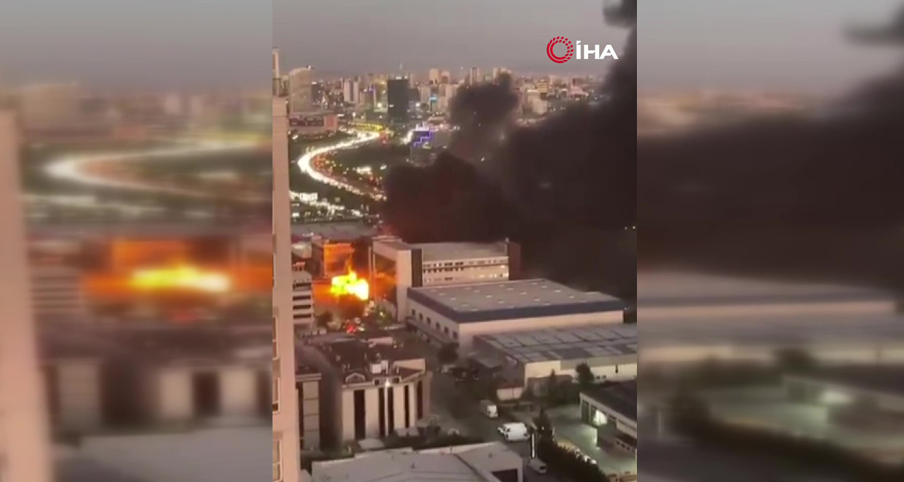 Başakşehir’deki Sanayi Sitesinde Korkutan Yangın