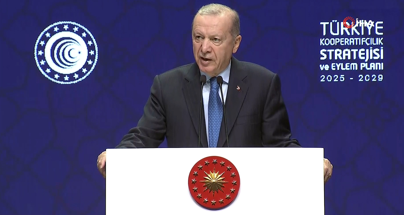 Cumhurbaşkanı Erdoğan: “Kooperatiflerimize toplam 3 milyar liralık kredi imkanı sunacağız”
