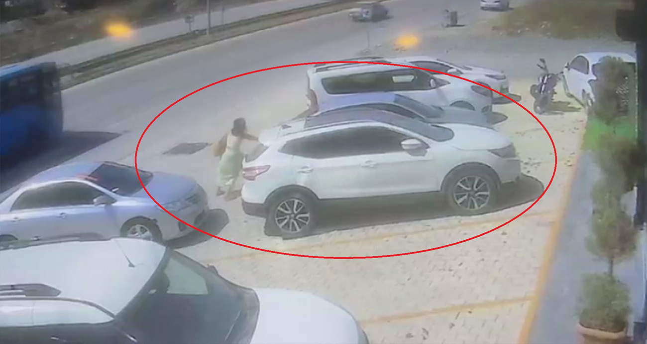 Hatay’da Kadın, Park Halindeki Aracı Durdurarak Büyük Bir Kazayı Önledi
