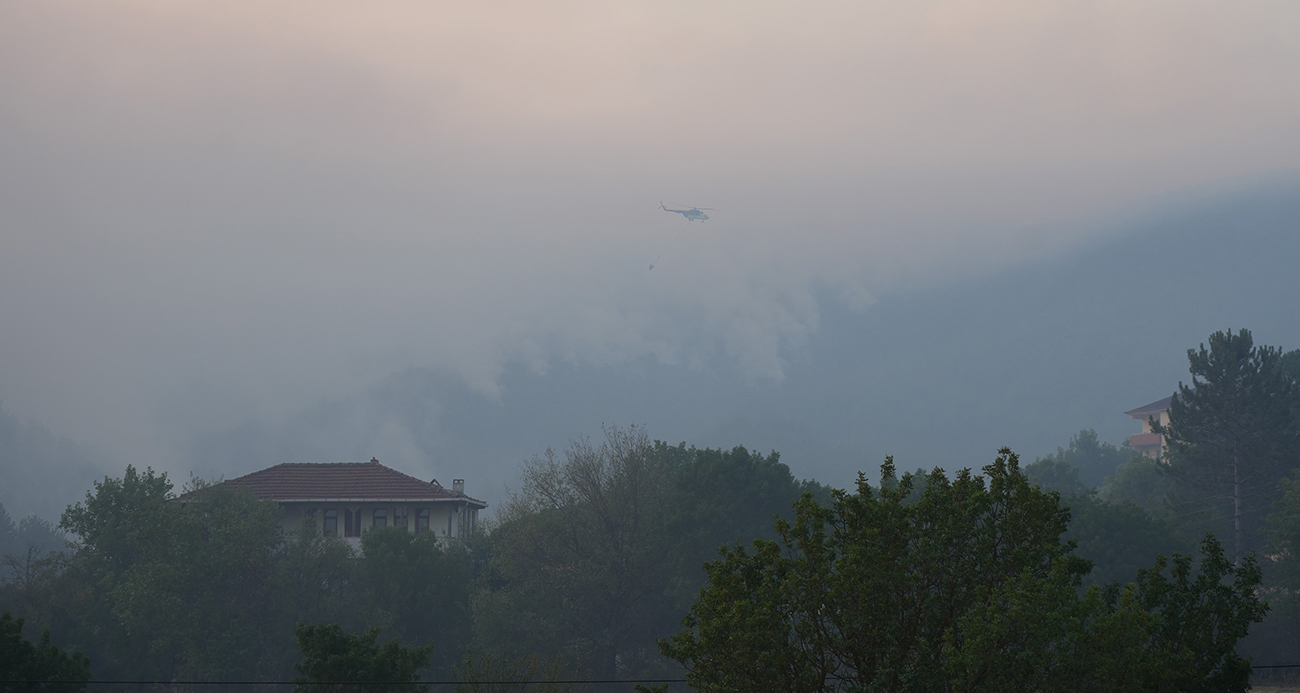 Kastamonu Araç’ta Orman Yangınları Devam Ediyor