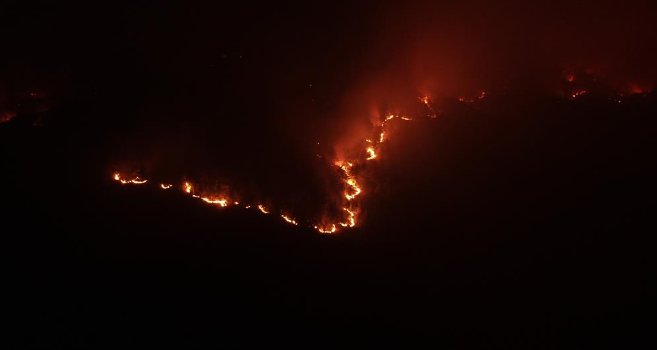 Kastamonu’daki Orman Yangınına Müdahale Devam Ediyor: 9 Köy Tahliye Edildi