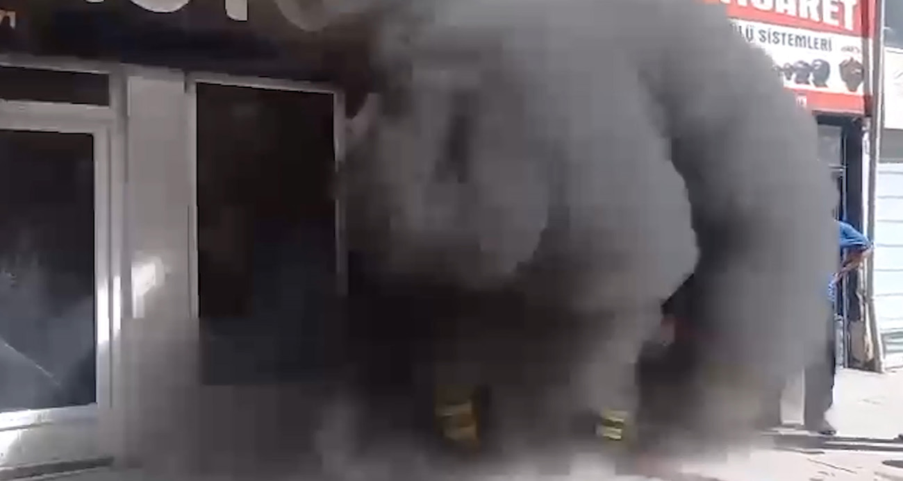 Kırıkkale’de Motosiklet Dükkanında Yangın ve Patlama Paniği