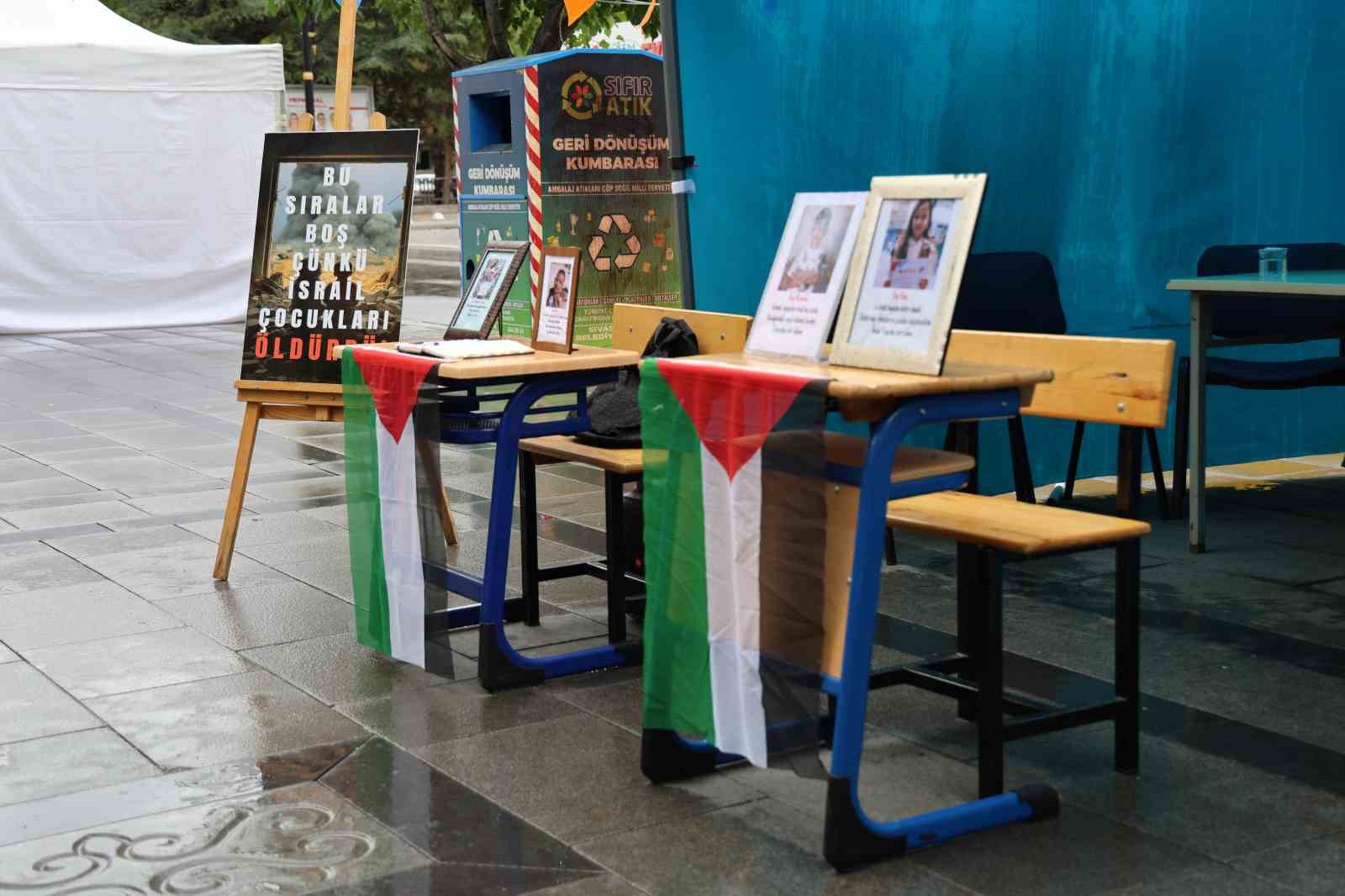 Sivas’ta Filistinli Şehit Çocuklar Anma Etkinliği Düzenlendi