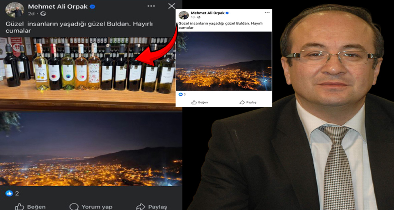 Belediye Başkanının Cuma Mesajında Alkol Şişesi Skandalı