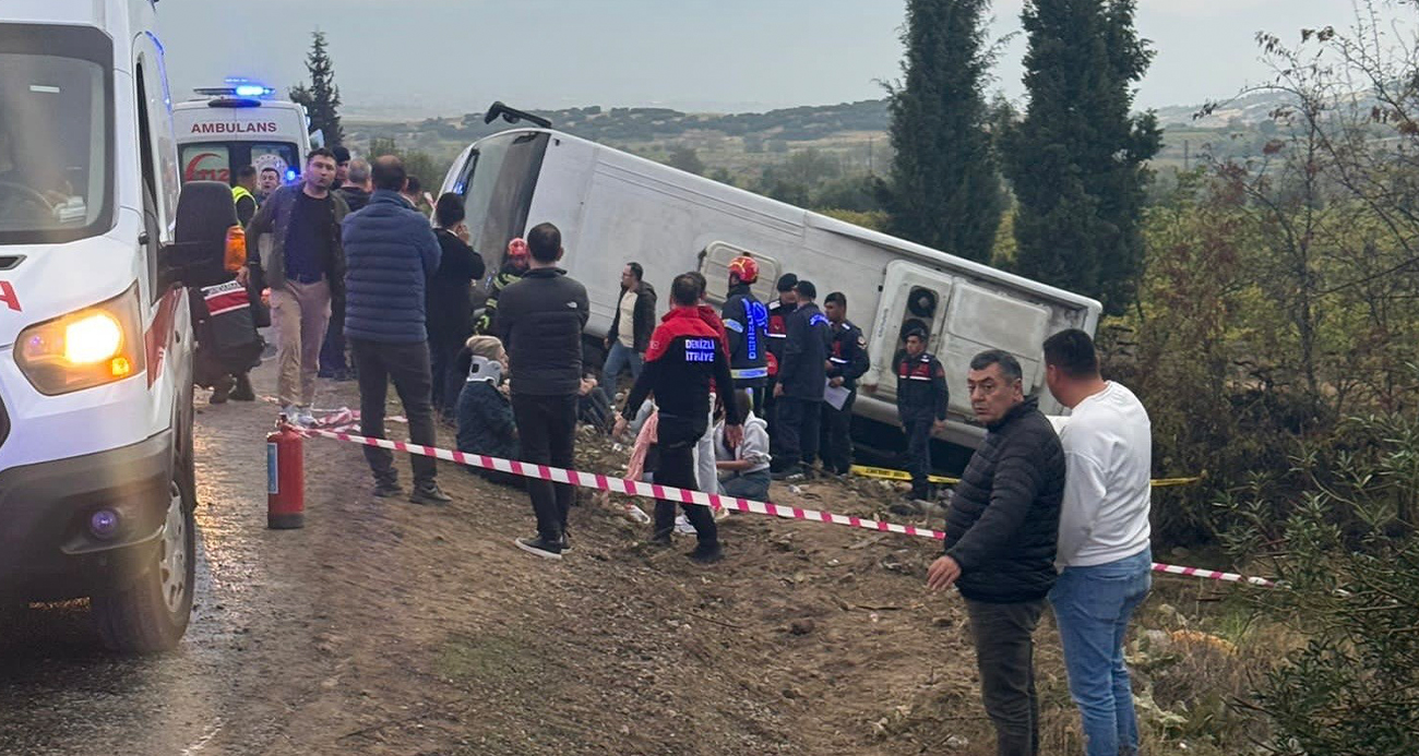 Buldan’dan İzmir’e Dönüş Yolunda Feci Kaza: 2 Ölü, 5 Yaralı