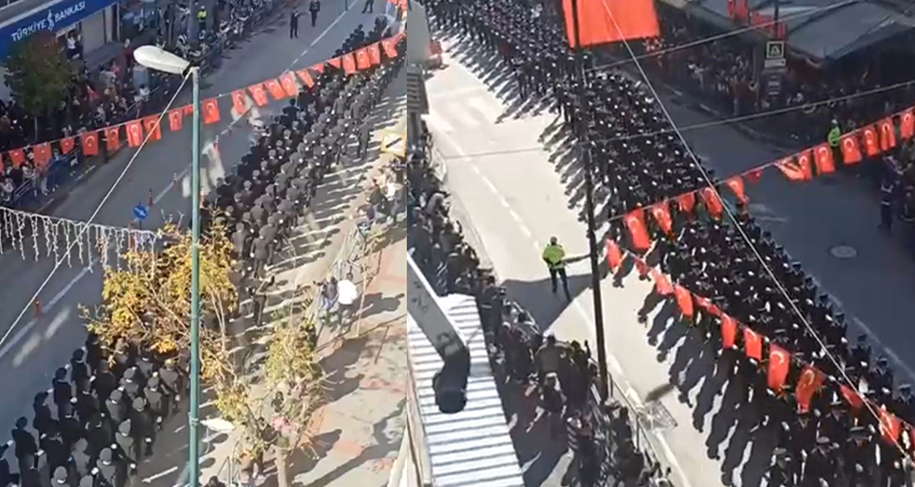 Bursa’da Cumhuriyet Coşkusu: Astsubaylar Gövde Gösterisi Yaptı