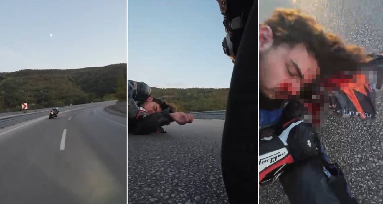 Çanakkale’de Virajı Alamayan Motosiklet Sürücüsü Ağır Yaralandı