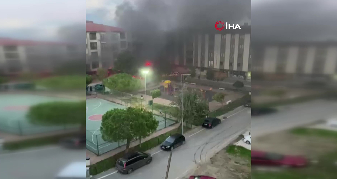 Çerkezköy’de Otopark Yangını: Araçlar Alev Alev Yandı
