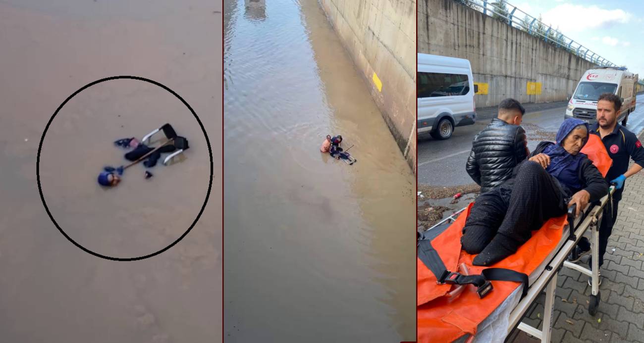 Hatay’da Alt Geçitte Mahsur Kalan Kadın Son Anda Kurtarıldı