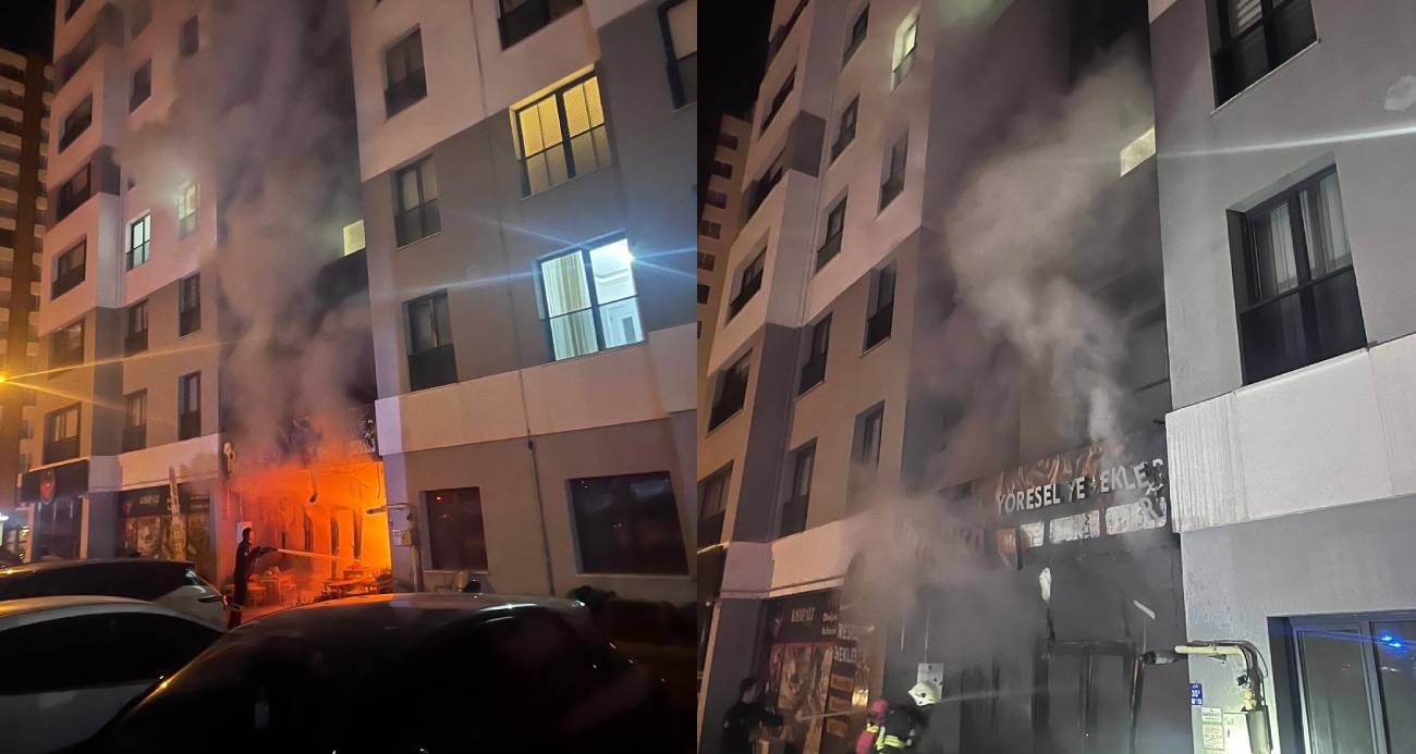 Kayseri’de Restoranda Çıkan Yangın Paniğe Neden Oldu