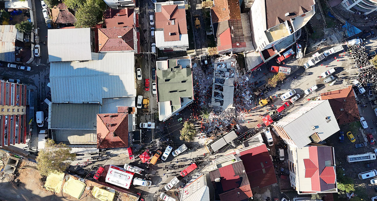 Kocaeli Gebze’de Büyük Yıkım: 6 Katlı Bina Çöktü, İki Çocuk Hayatını Kaybetti